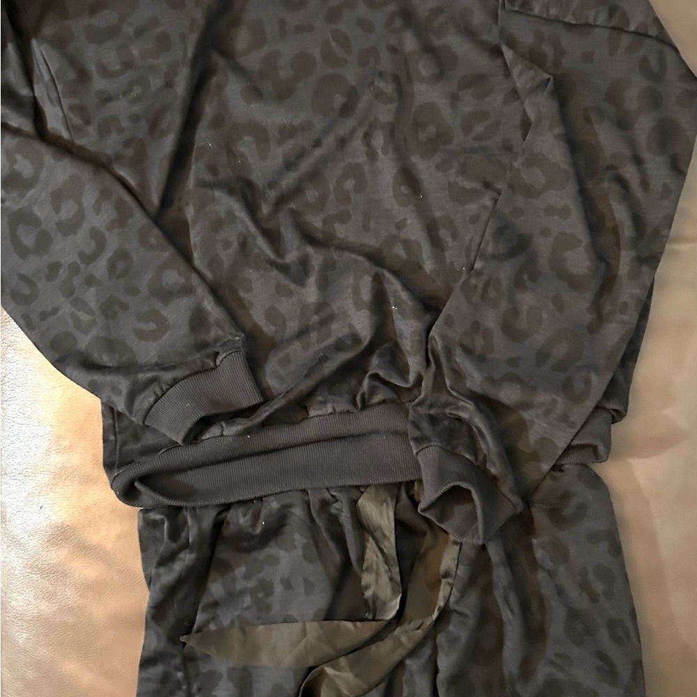 Leopard Print Pajama Set
